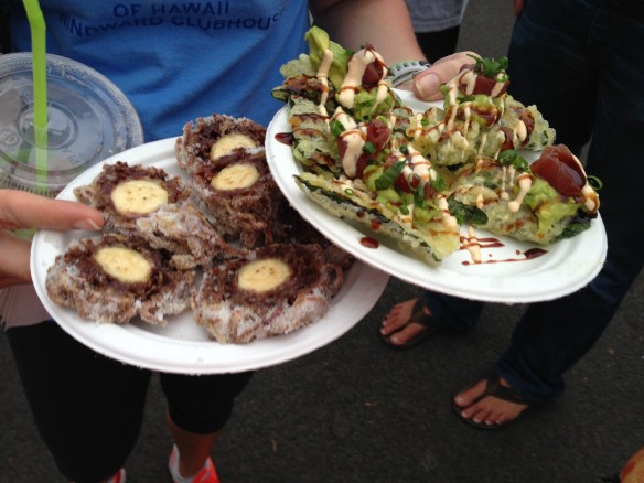 Sushi Sliders and Purple Banana Malasadas..amazing!